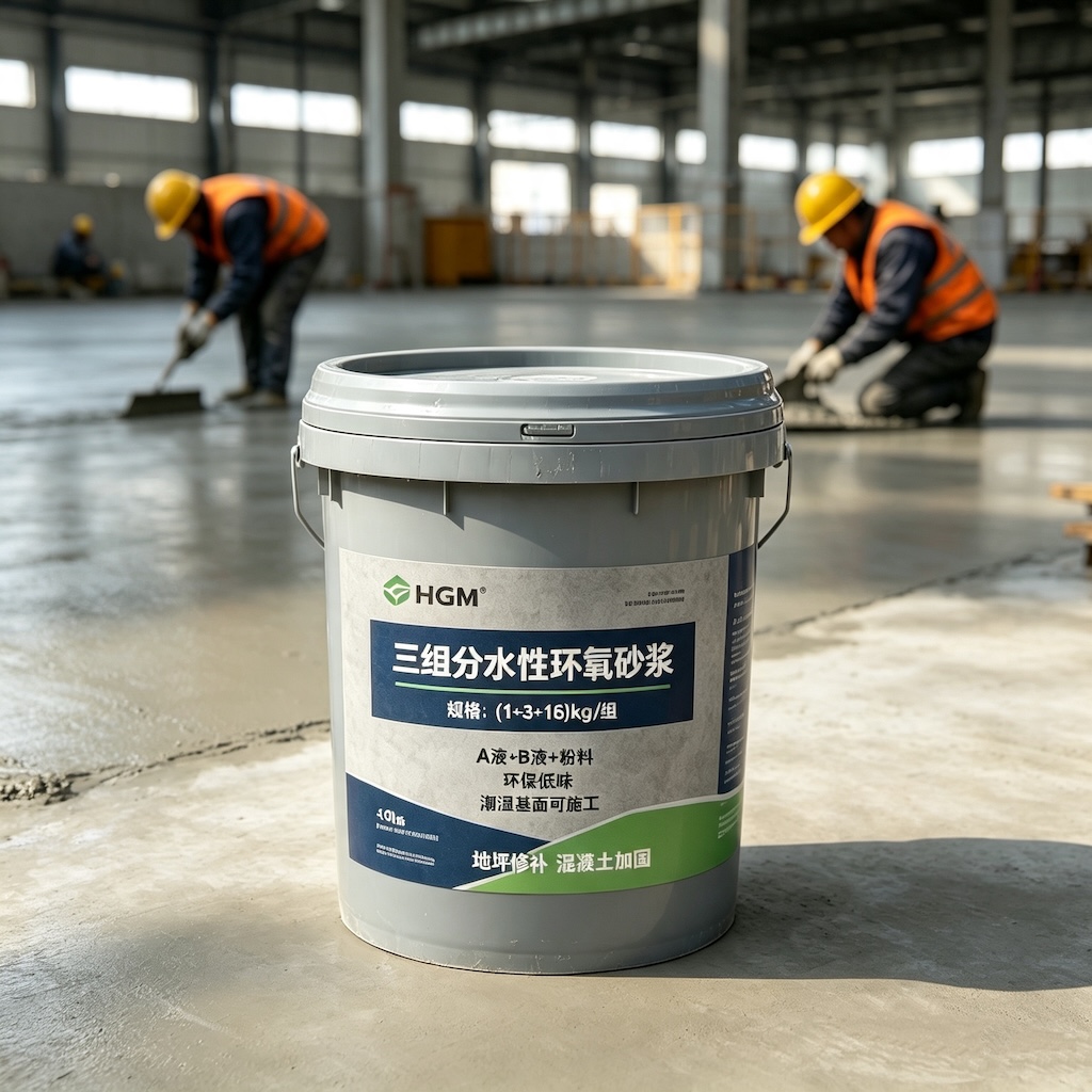蓬莱三组份水性环氧砂浆